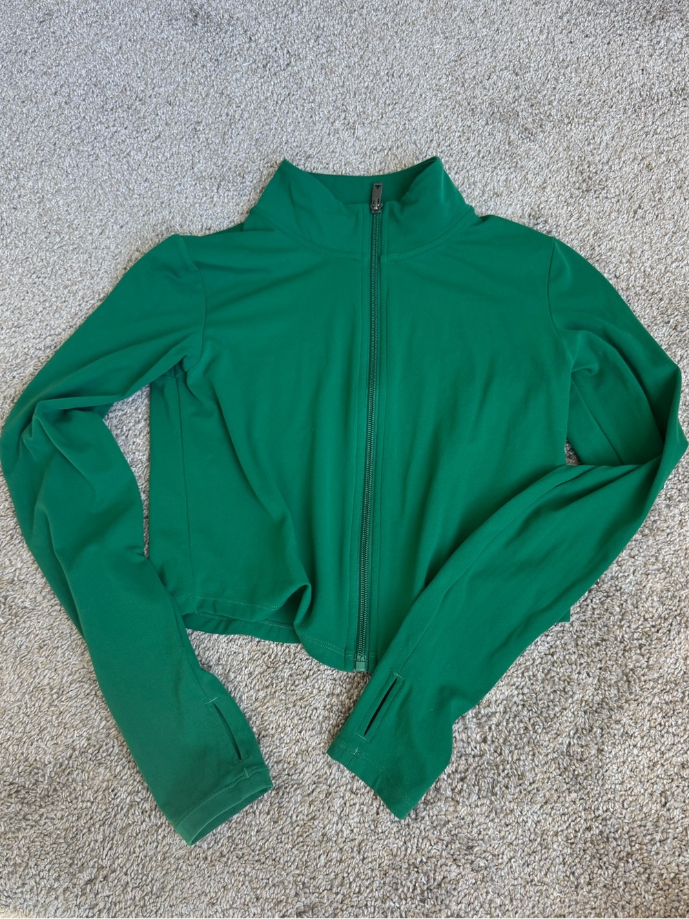 Vitality Cloud II Zip Up Jacket — Small — Clover Green